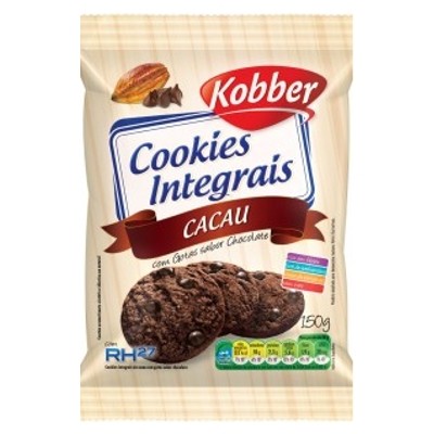 7891772149997 - COOKIE INTEGRAL KOBBER CACAU C/GOTAS CHOCOLATE