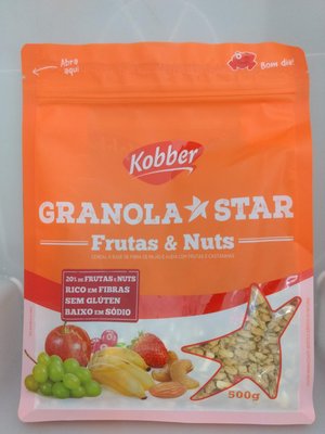 7891772158784 - GRANOLA KOBBER STAR 500G FRUTAS E NUTS