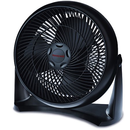 0789185997588 - HONEYWELL 3 SPEED TURBO FORCE PERSONAL AND ROOM COOLING AIR CIRCULATOR HEATER PORTABLE FAN- BLACK