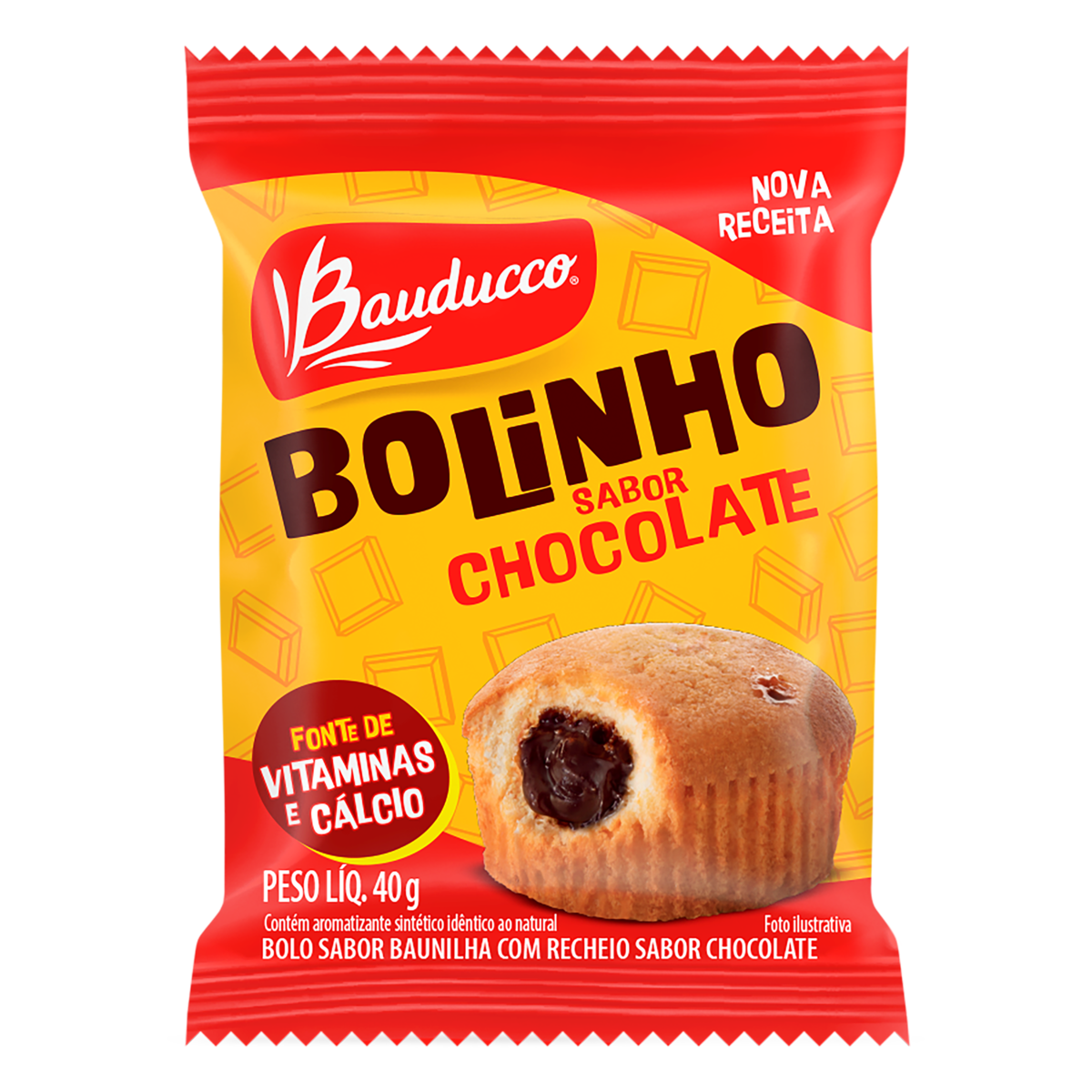 7891962018393 - BOLINHO BAUDUCCO BAUNILHA COM CHOCOLATE
