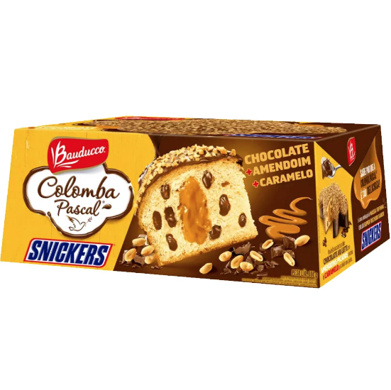 7891962054032 - COLOMBA PASCAL SNICKERS 800G BAUDUCCO