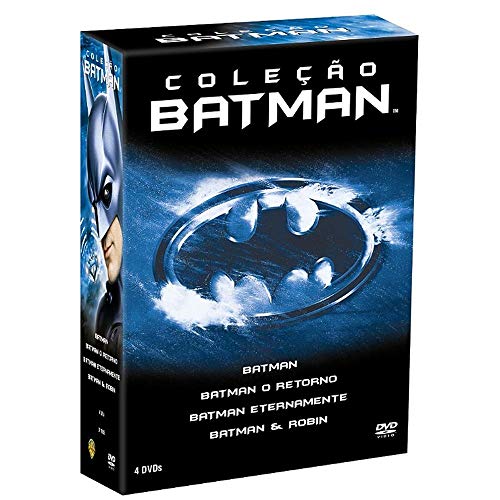 7892110033565 - DVD - BOX COLEÇÃO BATMAN - 4 DISCOS