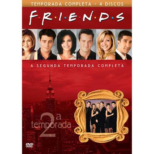 7892110045049 - DVD - BOX FRIENDS: 2ª TEMPORADA - 4 DISCOS