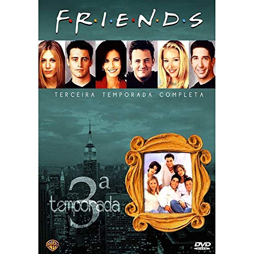 7892110045056 - DVD - BOX FRIENDS: 3ª TEMPORADA - 4 DISCOS