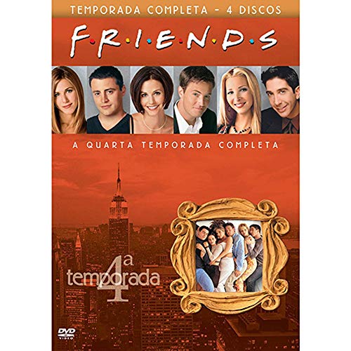 7892110046404 - DVD - BOX FRIENDS: 4ª TEMPORADA - 4 DISCOS