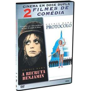 7892110048590 - DVD - CINEMA EM DOSE DUPLA: A RECRUTA BENJAMIN + PROTOCOLO