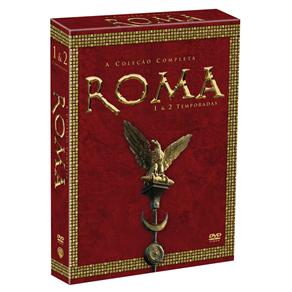 7892110054485 - DVD - BOX A COLEÇÃO COMPLETA ROMA: 1ª E 2ª TEMPORADAS - 11 DISCOS