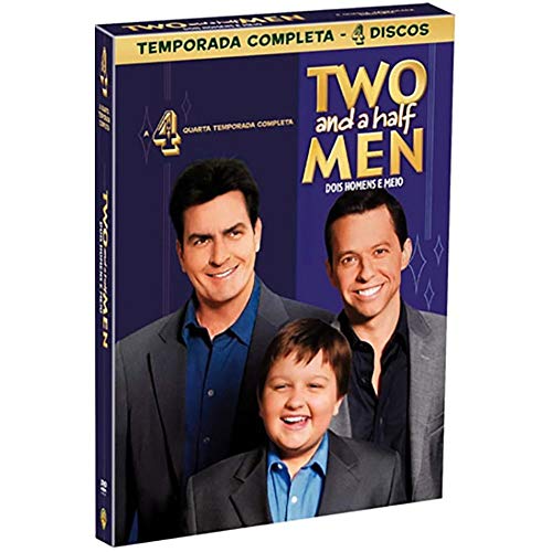 7892110054683 - DVD - BOX TWO AND A HALF MEN: DOIS HOMENS E MEIO: 4ª TEMPORADA - 4 DISCOS
