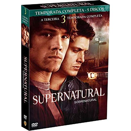7892110055154 - DVD - BOX SUPERNATURAL: SOBRENATURAL: 3ª TEMPORADA - 5 DISCOS