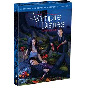 7892110140744 - DVD - BOX THE VAMPIRE DIARIES: LOVE SUCKS - 3° TEMPORADA COMPLETA - THE VAMPIRE DIARIES: LOVE SUCKS - THE COMPLETE THIRD SEASON - 5 DISCOS
