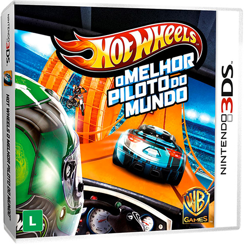 7892110158077 - GAME HOT WHEELS - O MELHOR PILOTO DO MUNDO - NINTENDO 3DS