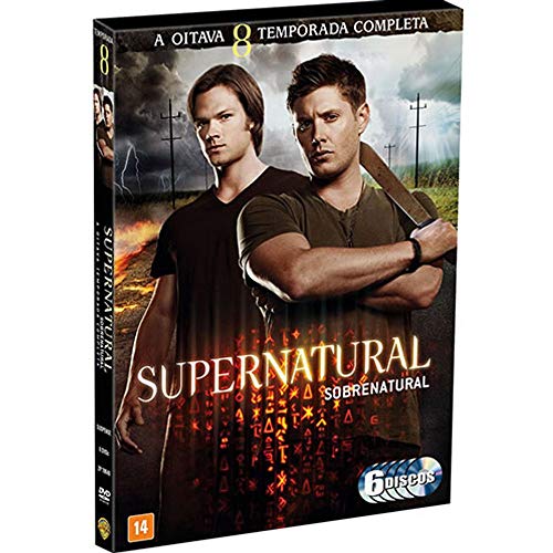 7892110161176 - DVD - SUPERNATURAL: SOBRENATURAL A OITAVA TEMPORADA COMPLETA - 6 DISCOS