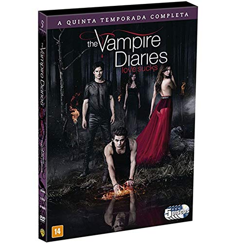 7892110199575 - DVD - THE VAMPIRE DIARES: LOVE SUCKS - 5ª TEMPORADA - 5 DISCOS