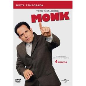 7892141414647 - DVD - MONK: 6ª TEMPORADA - 4 DISCOS