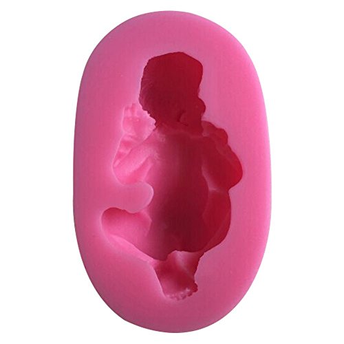 7892584569829 - 1PCS SILICONE BABY 3D MOLD COOKWARE DINING BAR NON-STICK CAKE DECORATING FONDANT