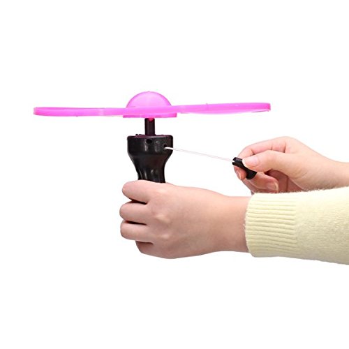 7892584571112 - SPIN LED FRISBEES BOOMERANGS FLASH LIGHT DRAGONFLY SPINNING FLYING UFO SPACE SAUCER HELICOPTER FUNNY CHILDREN KIDS OUTDOOR TOY