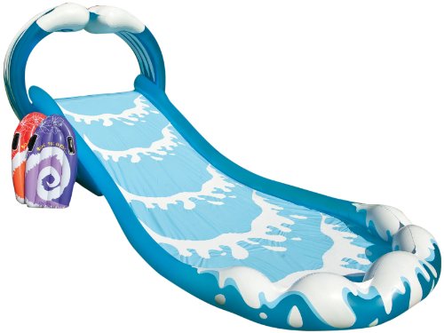 0789264300896 - INTEX SURF 'N SLIDE INFLATABLE PLAY CENTER, 174 X 66 X 64, FOR AGES 6+
