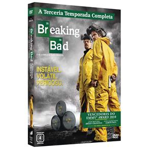 7892770032373 - DVD - BREAKING BAD - 3ª TEMPORADA COMPLETA - 4 DISCOS