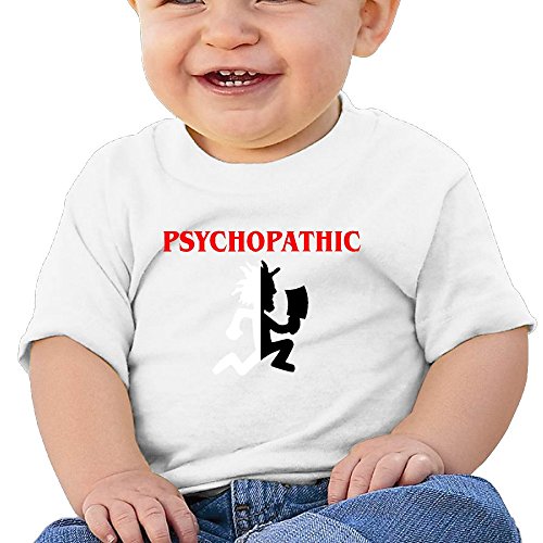 7892820810104 - HZERUI INFANTS &TODDLERS BABY'S HATCHETMAN ICP T-SHIRT WHITE 18 MONTHS FOR 6-24 MONTHS.