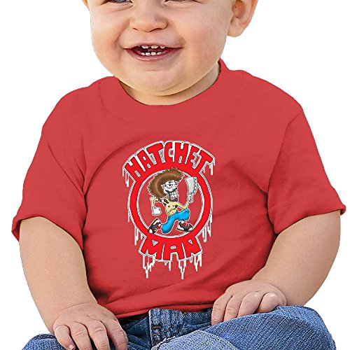 7892820810432 - HZERUI INFANTS &TODDLERS BABY'S HATCHETMAN ICP T-SHIRT RED 18 MONTHS FOR 6-24 MONTHS.