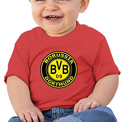 7892820810654 - HZERUI INFANTS &TODDLERS BABY'S BORUSSIA DORTMUND LOGO T-SHIRT RED 24 MONTHS FOR 6-24 MONTHS.