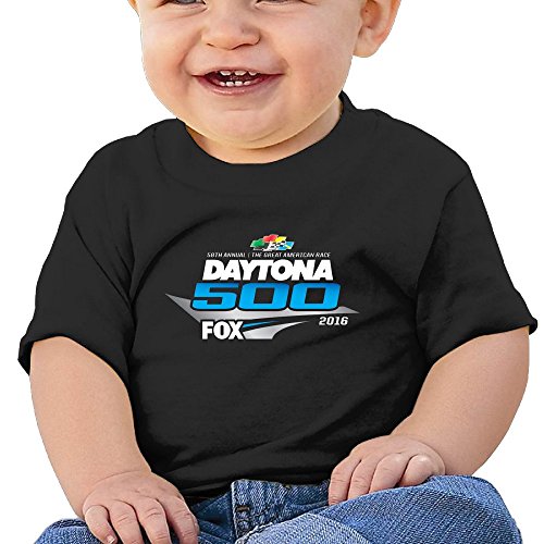 7892820812016 - HZERUI INFANTS &TODDLERS BABY'S 2016 DAYTONA 500 T-SHIRT BLACK 6 M FOR 6-24 MONTHS.