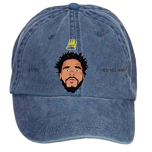 7893302926887 - J. COLE CARTOON ADJUSTABLE DESIGNED TENNIS CAPS FOR MAN BY FASHIO SHIR NAVY ONE SIZE