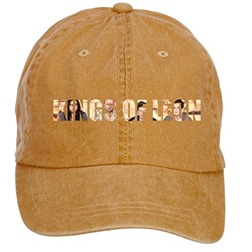 7893302997306 - KINGS OF LEON LOGO ADJUSTABLE DESIGNED UNISEX TENNIS CAPS BY FASHIO SHIR BROWN ONE SIZE