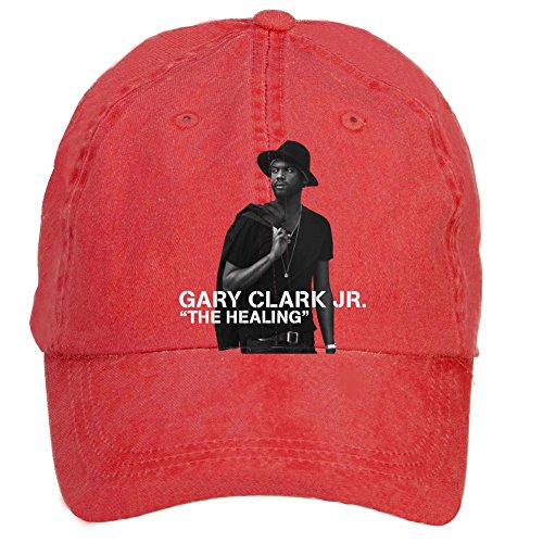 7893302997634 - GARY CLARK JR POSTER ADJUSTABLE DESIGNED UNISEX HATS BY FASHIO SHIR RED ONE SIZE
