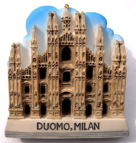 7894112540218 - CATHEDRAL DUOMO DI MILANO MILAN ITALY, HIGH QUALITY RESIN 3D FRIDGE MAGNET