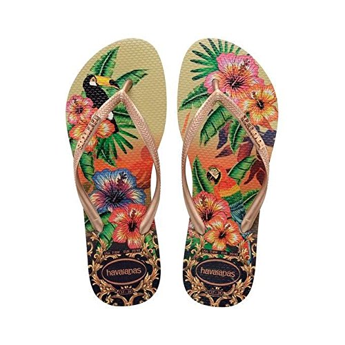 7894211555632 - HAVAIANAS WOMEN`S FLIP FLOPS SLIM TROPICAL SEXY SANDALS MANY COLORS ANY SIZE