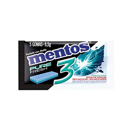 7895144853734 - CHICLE MENTOS P.FRESH 3+ STRONG MINT DSP 15X8,5G 11871