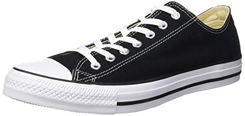 7895491353826 - CONVERSE MEN'S CHUCK TAYLOR ALL STAR CORE LOW TOP CANVAS BLACK ANKLE-HIGH RUBBER FASHION SNEAKER - 8.5M