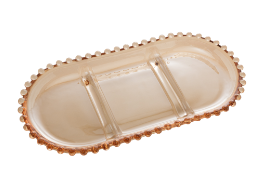 7895730284072 - PETISQUEIRA WOLFF PEARL OVAL AMBAR 30X15X2CM