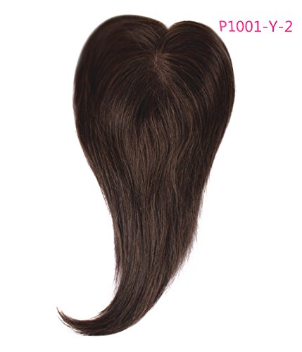 7895917000075 - UNIWIGS® CHARM REMY HUMAN HAIR HAND MADE TIED MONO TOP HAIR TOPPER FOR HAIR LOSS THIN HAIR (Y-2)