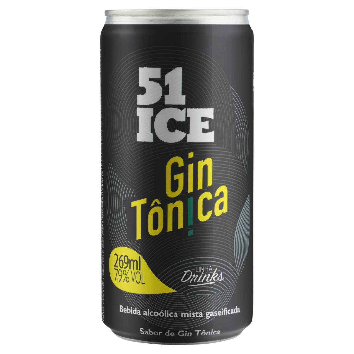 7896002111782 - GIN TÔNICA 51 ICE DRINKS LATA 269ML