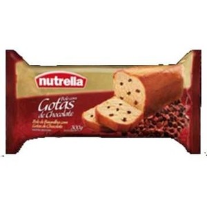 7896002301237 - BOLO NUTRELLA 300GR CHOCOLATE/GOTAS CHOCOLATE