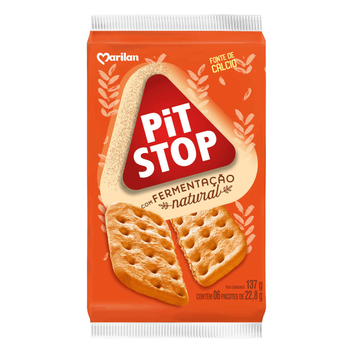 7896003739411 - PACK BISCOITO MARILAN PIT STOP PACOTE 137G 6 UNIDADES