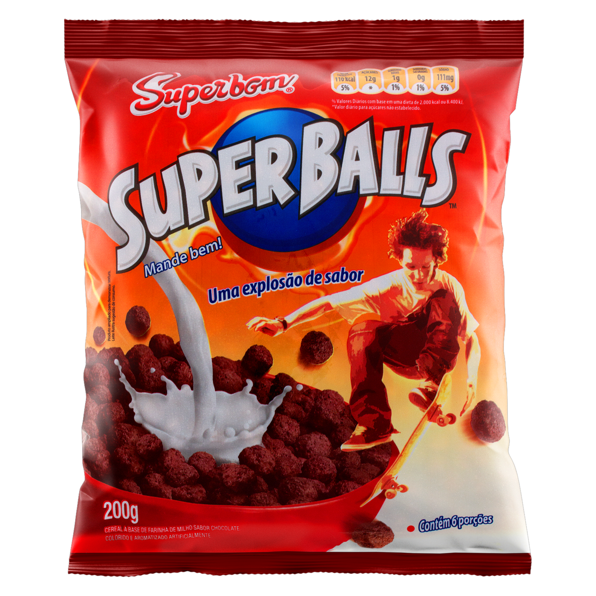 7896004002729 - SUPER BALLS SUPERBOM CHOCOLATE