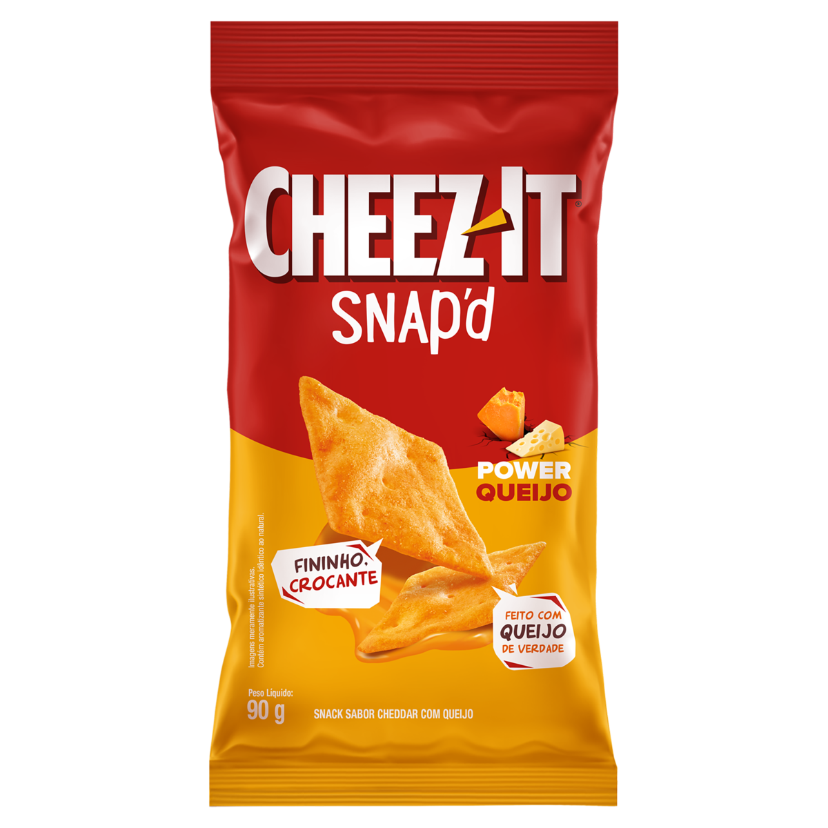 7896004007809 - SNACK POWER QUEIJO CHEEZ-IT SNAPD PACOTE 90G