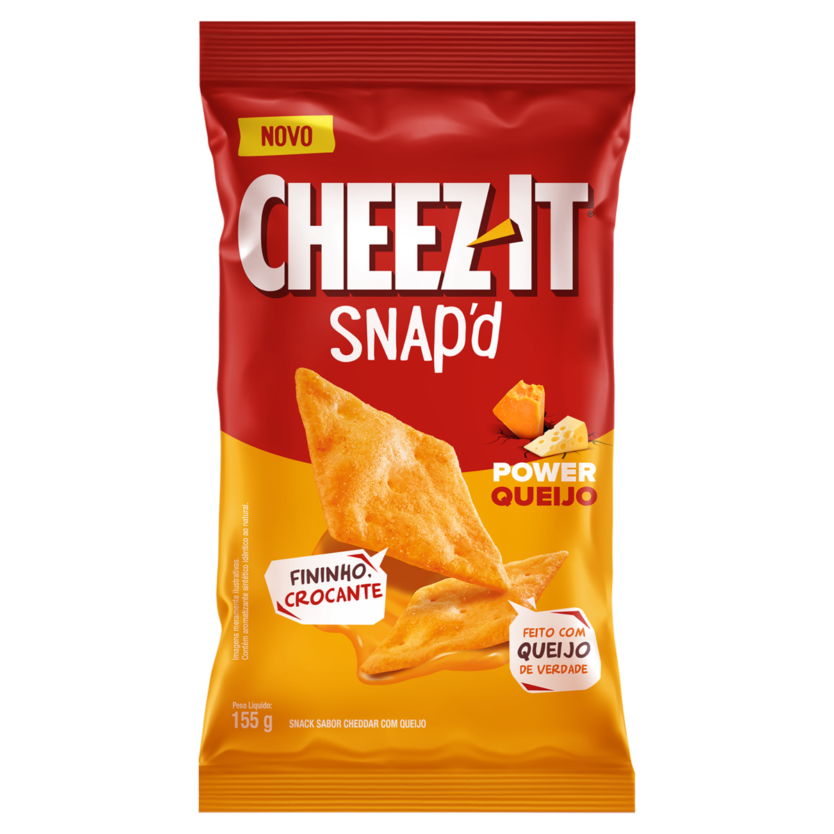 7896004007816 - SNACK POWER QUEIJO CHEEZ-IT SNAPD PACOTE 155G