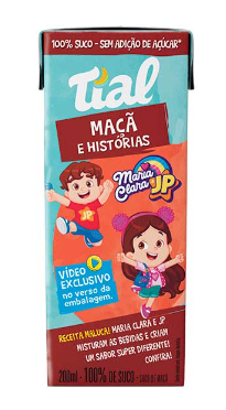 7896005310601 - SUCO MAÇÃ MARIA CLARA & JP TIAL HISTÓRIAS CAIXA 200ML