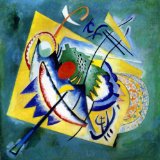 7896006238553 - RED OVAL 1920 ABSTRACT PAINTING BY KANDINSKY ON IMAGE SIZE 20 X 20 ON CANVAS REPRO