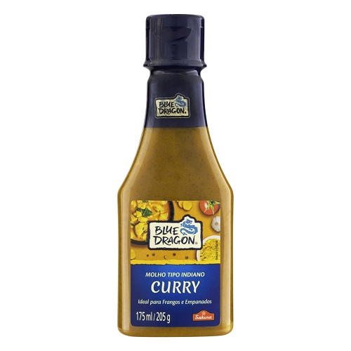 7896007801367 - MOLHO CURRY BLUE DRAGON SQUEEZE 175ML