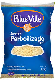 7896011900049 - ARROZ PARBOILIZADO TIPO 1 BLUE VILLE PACOTE 5KG