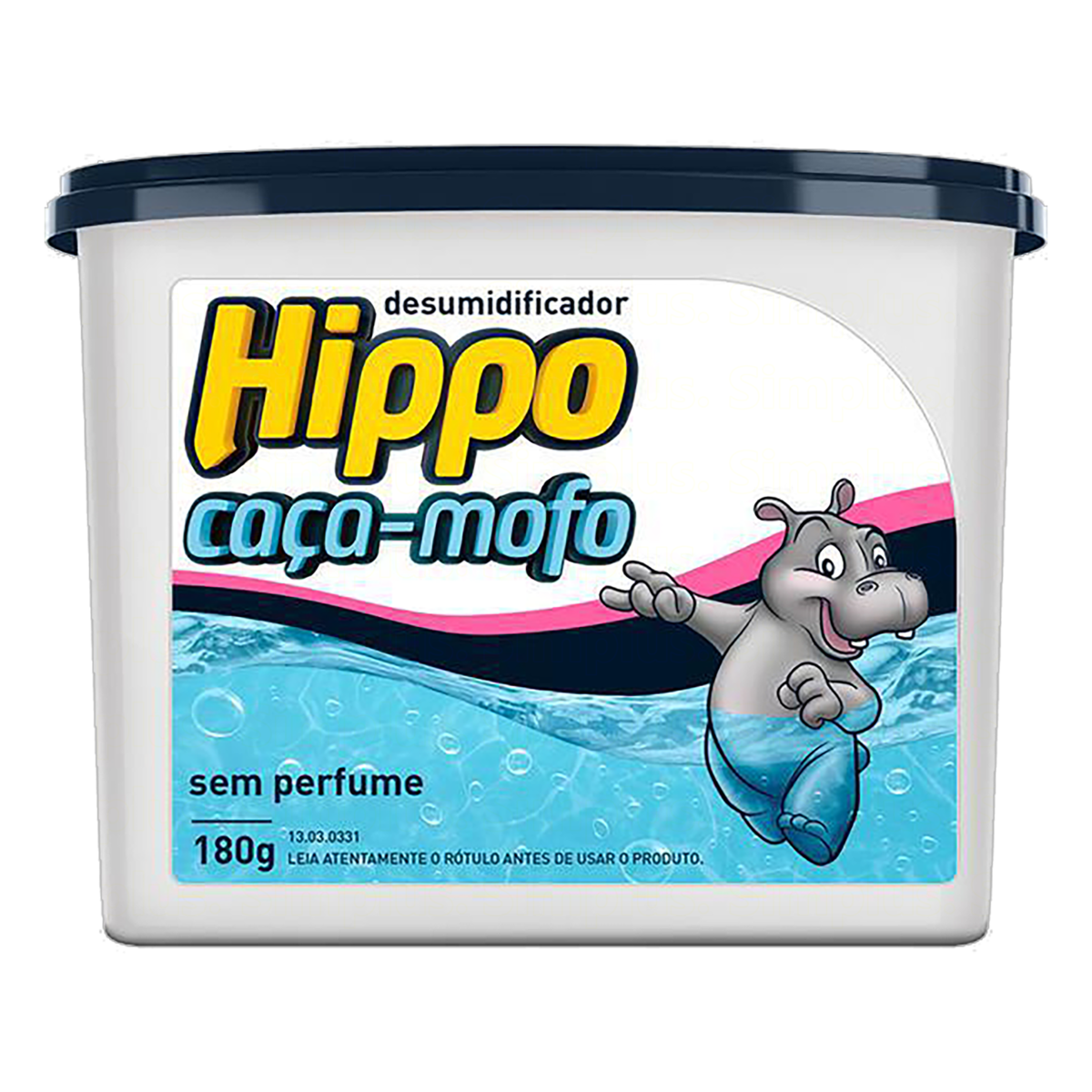7896013403647 - CAÇA-MOFO SEM PERFUME HIPPO POTE 180G