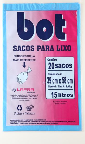 7896013800217 - SACO P/ LIXO BOT LIXO