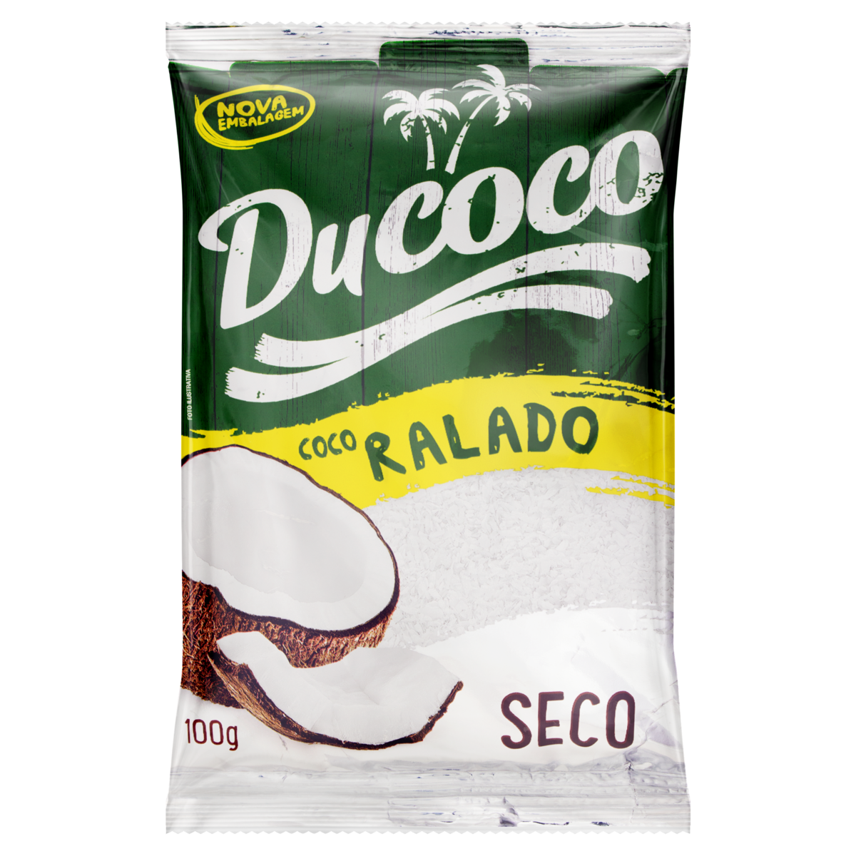7896016600104 - COCO RALADO SECO DUCOCO PACOTE 100G
