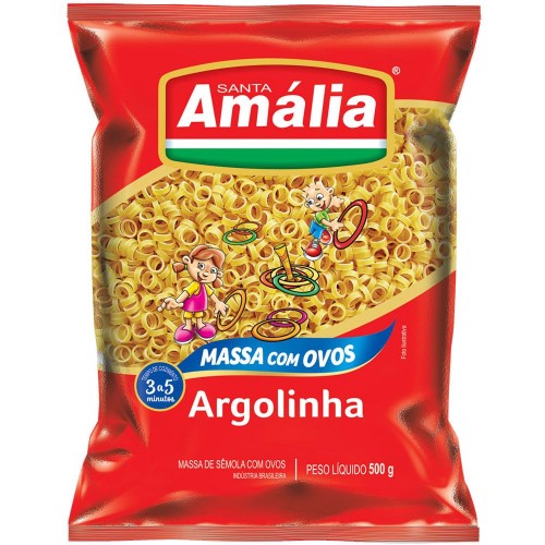 7896021300365 - MACARRÃO AMALIA C/OVOS 500GR ARGOLINHA