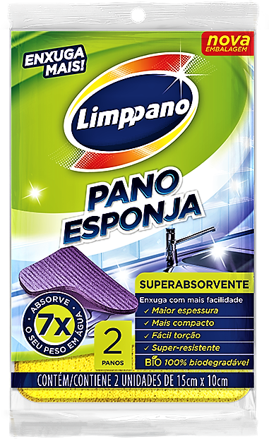 7896021625819 - PANO ESPONJA LIMPPANO C/2